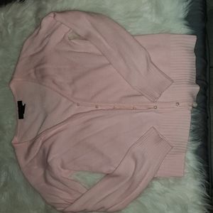 Baby pink cardigan